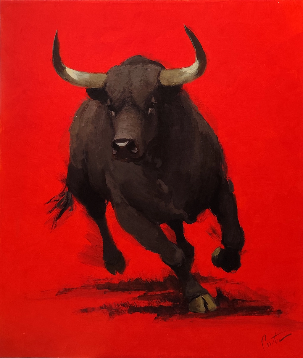 Obra titulada «Toro» de Enrique Pastor