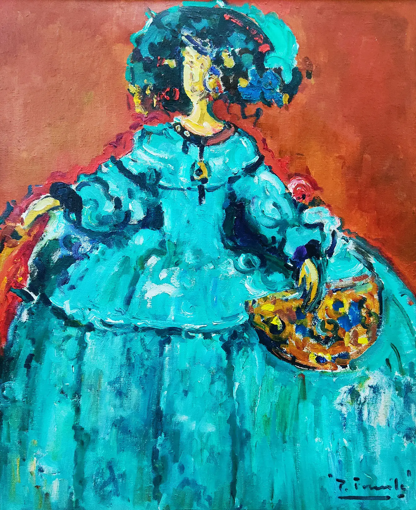 Obra titulada «Menina» de Pedro Fraile