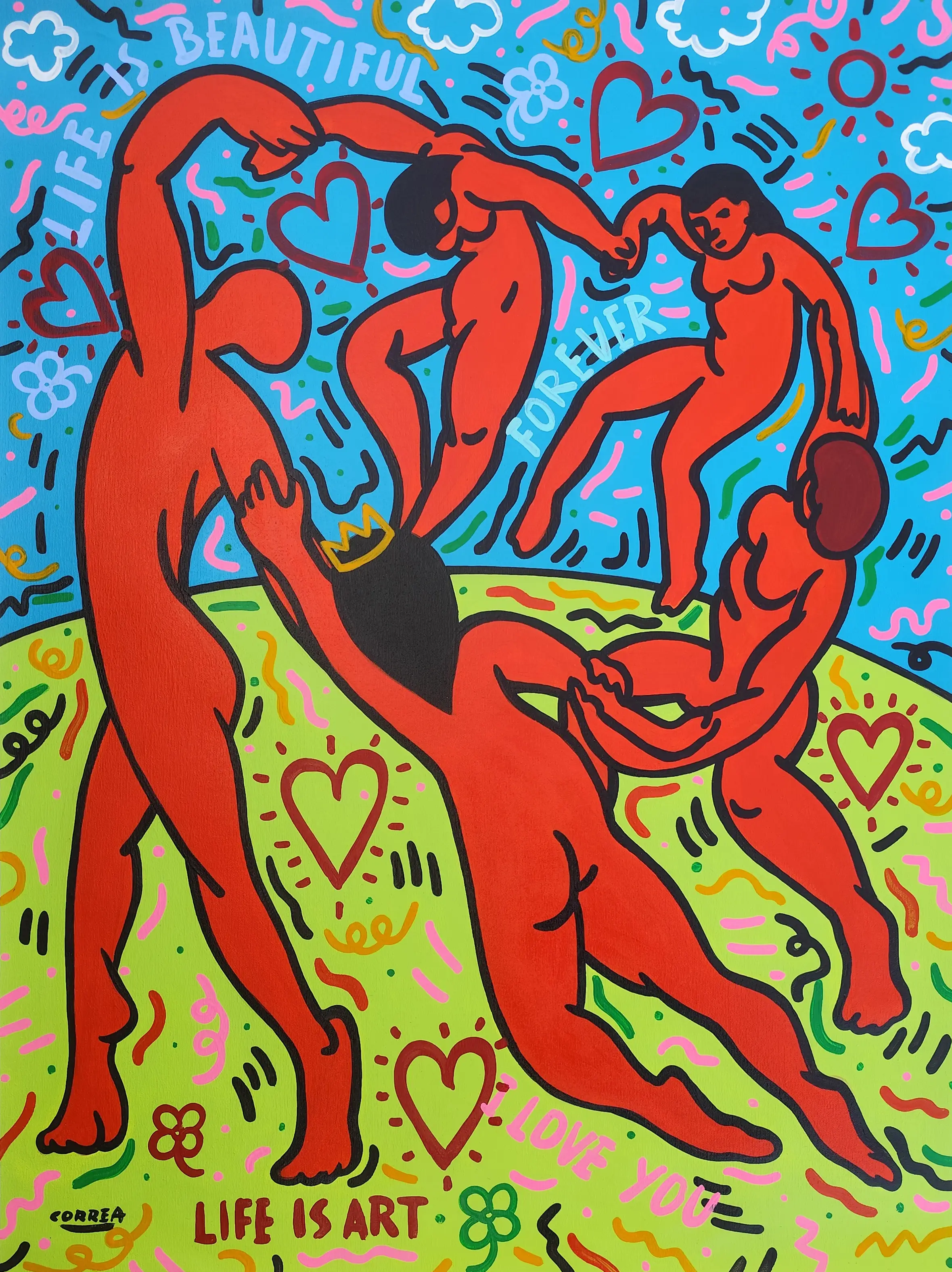 Obra titulada «La Danza» de Manuel Correa