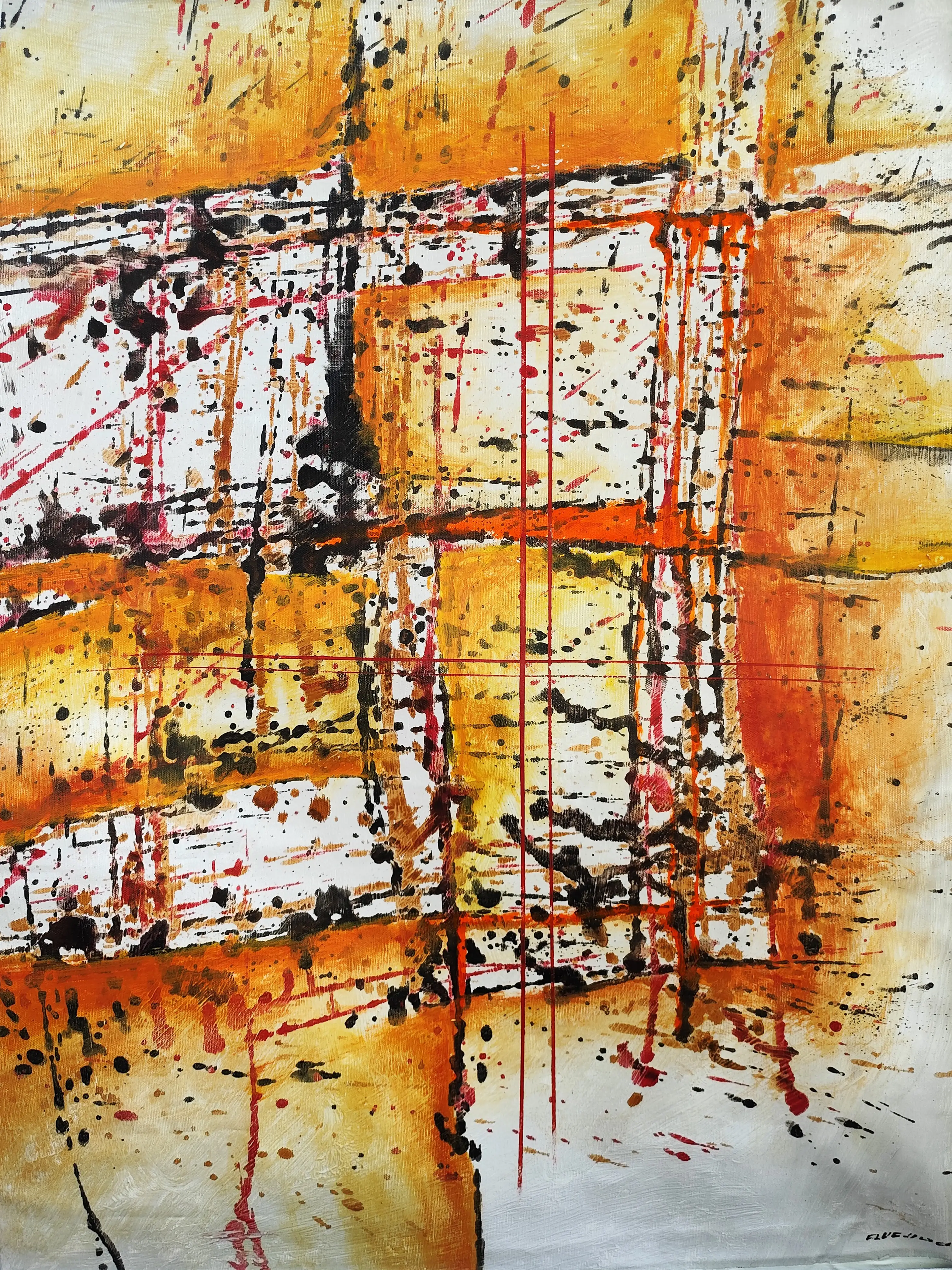 Obra titulada «Cuadrangular dinámico» de Pablo Grande Quejigo